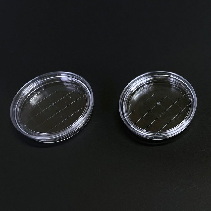 Petri Dishes  Ø55 mm Contact Plate triple vents with counting grid